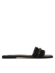 Elisabetta Franchi Klapki SA72L61E2 Czarny. Czarne klapki damskie Elisabetta Franchi, bez wzorów, ze skóry, bez obcasa. Za 2,179.00 zł.