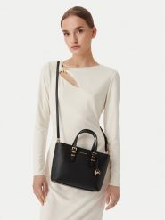 MICHAEL Michael Kors Torebka 32S6GQNC1L Czarny. Czarne torebki klasyczne damskie MICHAEL Michael Kors, bez wzorów, ze skóry, bez dodatków. Za 879.99 zł.