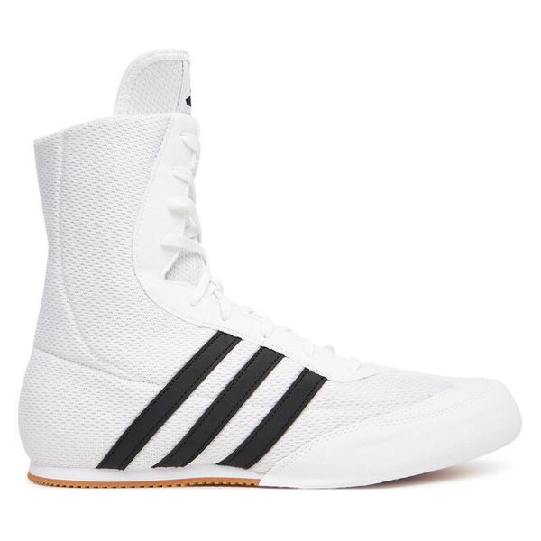 Buty bokserskie adidas. Białe buty sportowe na co dzień męskie Adidas, bez zapięcia. Za 289.99 zł.