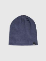 CZAPKA MĘSKA 4F PRZEJŚCIOWA Z CIEPŁYM POLAREM ACAPM577 M. Niebieskie czapki męskie 4f, bez wzorów, z polaru, eleganckie. Za 36.90 zł.
