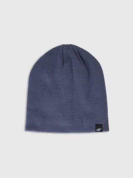CZAPKA MĘSKA 4F PRZEJŚCIOWA Z CIEPŁYM POLAREM ACAPM577 M. Niebieskie czapki męskie 4f, bez wzorów, z polaru, eleganckie. Za 36.90 zł.