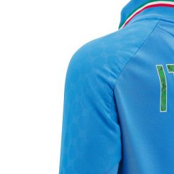 Kurtka dresowa Włochy 2024. Niebieskie kurtki męskie Macron, s, bez wzorów, z dresówki, bez kaptura. Za 271.50 zł.