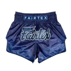 Spodenki Muay Thai Fairtex Blue Ocean BS1930 Niebieskie M. Niebieskie szorty męskie FAIRTEX, bez kołnierzyka. Za 279.00 zł.