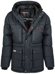 ANAPURNA Parka "Albertana" w kolorze granatowym rozmiar: L. Niebieskie parki damskie ANAPURNA, l, z aplikacjami. Za 307.46 zł.