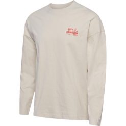 Bluza męska bawełniana Hummel LOOSE T-shirt BEES Stadium. Brązowe bluzy bez kaptura męskie HUMMEL, bez wzorów, z bawełny, sportowe, bez kołnierzyka, bez ramiączek. Za 134.00 zł.