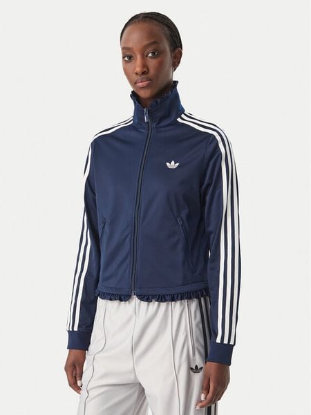 Adidas Bluza Firebird LG4309 Granatowy Regular Fit. Niebieskie bluzy bez kaptura damskie Adidas, xs, z syntetyku. Za 329.99 zł.