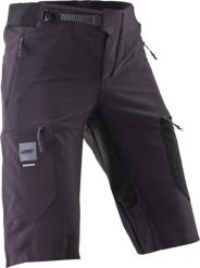 Spodenki rowerowe męskie Leatt MTB Gravity 2.0 ghost black. Czarne szorty męskie LEATT, bez wzorów, z elastanu. Za 549.99 zł.