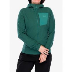 Bluza z kapturem damska Rab Tecton Hoody. Zielone bluzy z kapturem damskie RAB, s. Za 362.45 zł.