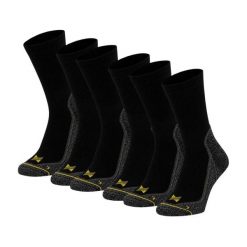 Skarpety robocze męskie ESD - antystatyczne - 6 par - multi czarne. Czarne skarpetki męskie XTREME SOCKSWEAR, bez wzorów, z elastanu. Za 303.67 zł.