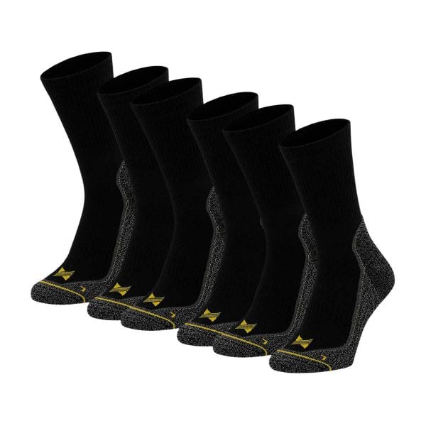 Skarpety robocze męskie ESD - antystatyczne - 6 par - multi czarne. Czarne skarpetki męskie XTREME SOCKSWEAR, bez wzorów, z elastanu. Za 303.67 zł.