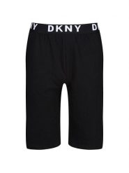 DKNY Szorty dresowe w kolorze czarnym rozmiar: XL. Czarne szorty męskie DKNY, z bawełny, bez kołnierzyka. Za 83.42 zł.
