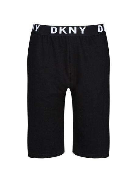 DKNY Szorty dresowe w kolorze czarnym rozmiar: XL. Czarne szorty męskie DKNY, z bawełny, bez kołnierzyka. Za 72.95 zł.