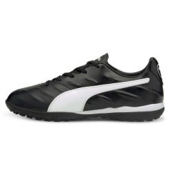 Buty piłkarskie Puma King Pro 21 Tt 106552-01 czarne czarne. Czarne buty fitness męskie do piłki nożnej. W wyprzedaży za 493.03 zł.