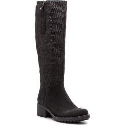 Kozaki SERGIO BARDI - Casagiove FW127363618RB 801. Czarne kozaki damskie Sergio Bardi, ze skóry, bez obcasa. W wyprzedaży za 289.00 zł.