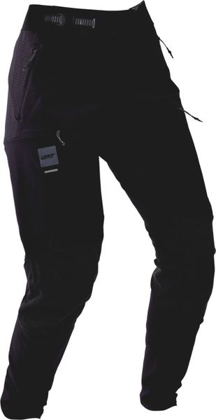 Spodnie rowerowe damskie Leatt MTB Gravity 4.0. Czarne spodnie materiałowe damskie LEATT, bez wzorów, z elastanu. Za 549.99 zł.