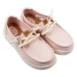 HEYDUDE Damskie Mokasyny Wendy Espadrille Hibiscus. Czerwone mokasyny damskie Hey dude, z materiału. Za 359.00 zł.
