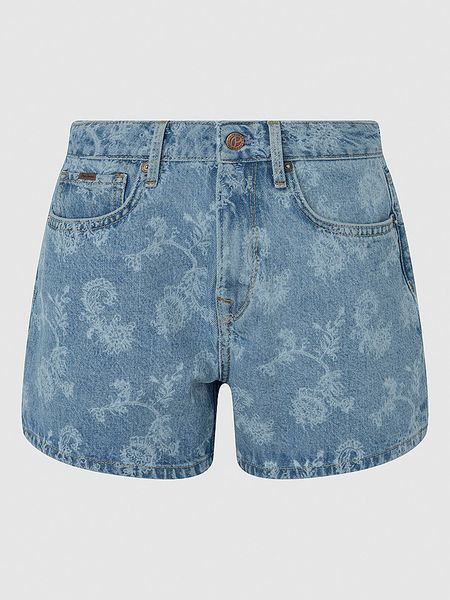 Pepe Jeans Szorty dżinsowe w kolorze niebieskim rozmiar: W31. Niebieskie szorty damskie Pepe Jeans, z aplikacjami, z jeansu, klasyczne. Za 144.92 zł.