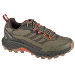 Buty trekkingowe męskie, Speed Strike 2 WP. Zielone buty trekkingowe męskie MERRELL, bez zapięcia. Za 449.99 zł.