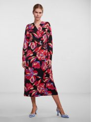 YAS Sukienka codzienna Pella 26030740 Kolorowy Regular Fit. Sukienki damskie YAS, na co dzień, l, bez wzorów, z syntetyku, bez kołnierzyka, bez ramiączek, proste. Za 269.99 zł.