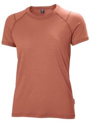 Helly Hansen Koszulka funkcyjna "Durawool" w kolorze jasnobrązowym rozmiar: XL. Brązowe bluzki sportowe damskie Helly Hansen, xl, bez wzorów, z wełny, bez ramiączek. Za 168.46 zł.