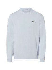 Lacoste sweter Mężczyźni Bawełna niebieski, 6. Niebieskie swetry męskie Lacoste, m, bez wzorów, z bawełny, bez kołnierzyka. Za 499.95 zł.