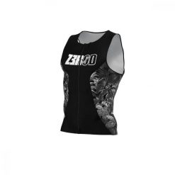 Tank top Z3R0D Racer. Czarne szorty męskie ZEROD, bez wzorów, z elastanu. Za 562.00 zł.