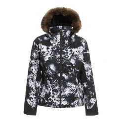 Kurtka narciarska damska Roxy Insulated Snow 15K. Czarne kurtki narciarskie i snowboardowe damskie Roxy, xs, bez wzorów, bez kaptura, narciarskie. Za 569.99 zł.
