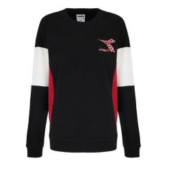 Bluza damska DIADORA L.SWEATSHIRT CREW LUSH M. Czarne bluzy bez kaptura damskie Diadora, l. Za 89.99 zł.