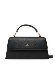 Aigner Torebka Delia S 132985 Czarny. Czarne torebki klasyczne damskie Aigner, bez wzorów, ze skóry, bez dodatków. Za 1,969.00 zł.