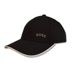 Czapka z daszkiem Hugo Boss Bold-Curved Baseball Cap Czarna - 50495855-001. Czarne czapki męskie Boss, bez wzorów, sportowe. Za 139.00 zł.