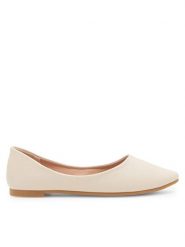 Jenny Fairy Baleriny CAMILLE WSS20701-01 Écru. Baleriny damskie Jenny Fairy, bez wzorów, ze skóry, bez obcasa. Za 89.99 zł.