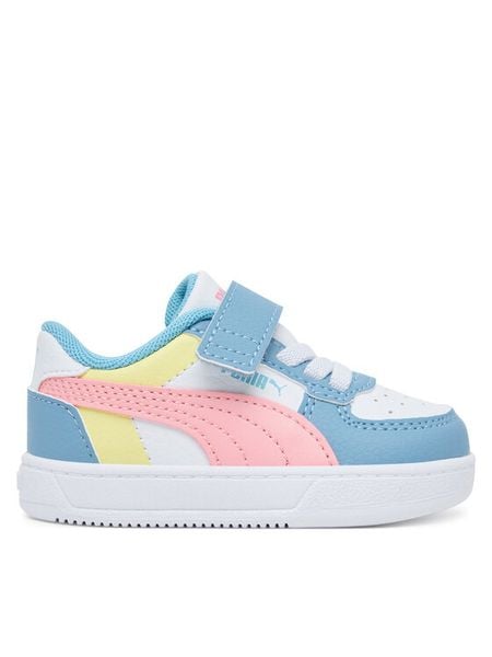 Puma Sneakersy Caven 2.0 Block Ac+ Inf 394463 18 Biały. Białe buty sportowe dziewczęce Puma, bez wzorów, ze skóry, bez zapięcia. Za 129.99 zł.