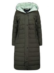 Geographical Norway Płaszcz pikowany w kolorze khaki rozmiar: XXL. Brązowe płaszcze damskie Geographical Norway, xxl, bez wzorów. Za 160.96 zł.