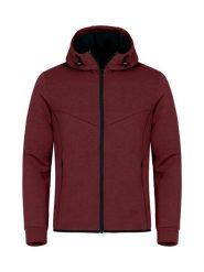 Clique Hayden kurtka z kapturem z miękkiego materiału air-layer – Burgundy. Czerwone kurtki męskie CLIQUE, l, bez wzorów, z kapturem. Za 242.33 zł.