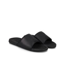 Sandały DC Shoes czarno-białe wygodne. Czarne sandały męskie DC Shoes, ze skóry, bez zapięcia. Za 119.99 zł.