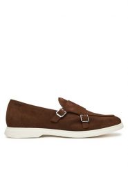 BOSS Mokasyny Sienne 50541760 Brązowy. Brązowe mokasyny męskie Boss, ze skóry. Za 579.99 zł.