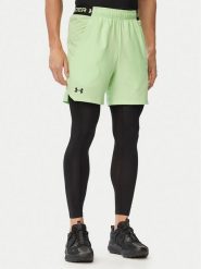 Under Armour Szorty sportowe Vanish Woven 6in 1373718 Zielony jasny Regular Fit. Zielone szorty męskie Under Armour, m, z syntetyku, na fitness i siłownię. Za 149.99 zł.