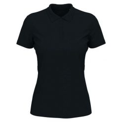 Damska Koszulka Polo Lux. Niebieskie bluzki damskie Stedman, bez wzorów, bez kołnierzyka, bez ramiączek. Za 78.99 zł.