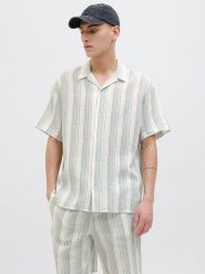 Jack & Jones Koszula "Easter" w kolorze biało-błękitnym rozmiar: XXL. Białe koszule męskie Jack & Jones, xxl, bez wzorów, z bawełny, bez kołnierzyka, bez ramiączek. Za 61.60 zł.
