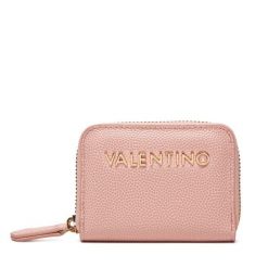 Portfel Valentino. Czerwone portfele damskie Valentino, bez wzorów. Za 109.99 zł.