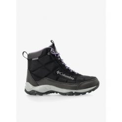 Buty zimowe damskie Columbia Firecamp Boot. Czarne obuwie trekkingowe damskie Columbia, na zimę. Za 377.99 zł.
