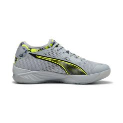 Buty halowe Puma Eliminate Nitro SQD 4 Berlin. Szare buty sportowe na co dzień damskie Puma, bez wzorów, z gumy, na fitness i siłownię. Za 723.10 zł.