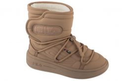 Buty turystyczne zimowe śniegowce damskie, Superbubble Boot. Brązowe śniegowce damskie Fila, z materiału. Za 349.99 zł.