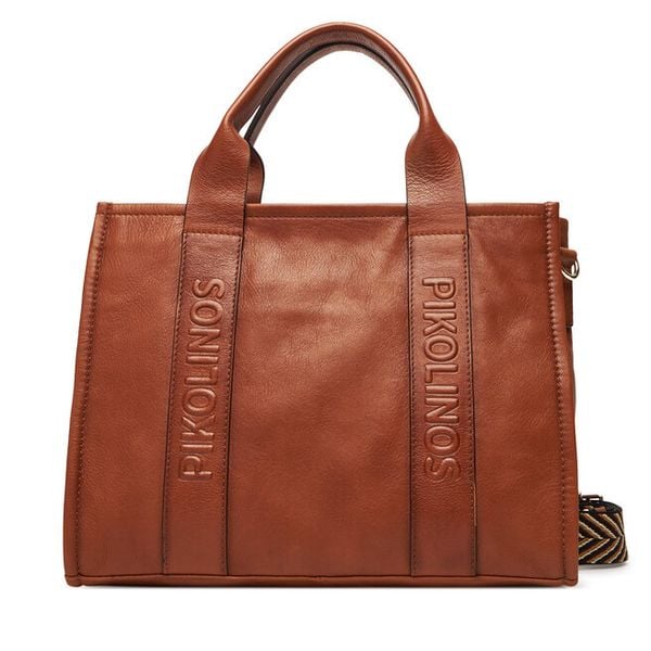 Torebka Pikolinos. Brązowe torebki klasyczne damskie Pikolinos, bez wzorów, bez dodatków. Za 819.99 zł.