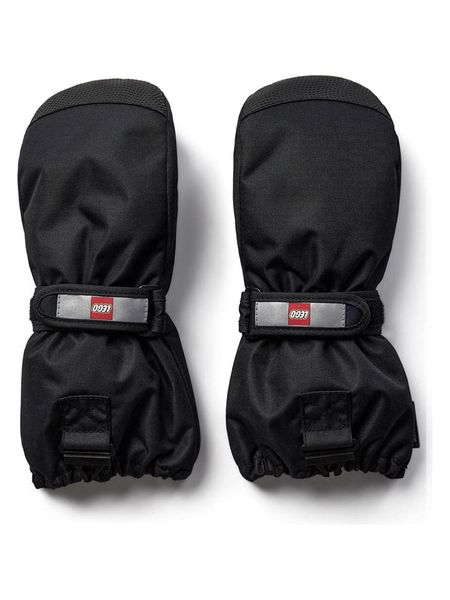 LEGO Rękawiczki "Atlin 706" w kolorze czarnym rozmiar: 158/164. Czarne rękawiczki dziecięce LEGO, bez ramiączek. Za 135.17 zł.