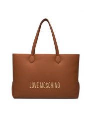 LOVE MOSCHINO Torebka JC4395PP0NKD020A Brązowy. Brązowe torebki klasyczne damskie Love Moschino, bez wzorów, ze skóry, bez dodatków. Za 849.99 zł.