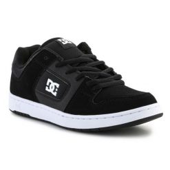 Buty DC Shoes Menteca 4 M ADYS100765-BKW czarne. Czarne buty sportowe na co dzień męskie z gumy, bez zapięcia. Za 517.53 zł.