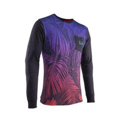 Bluzka LEATT Long Shirt Premium. Fioletowe koszulki męskie z długim rękawem LEATT, l, z lyocellu. Za 418.00 zł.
