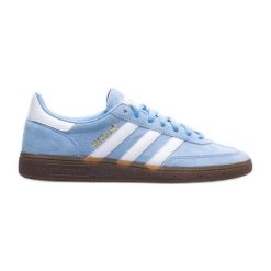 Buty męskie adidas Handball Spezial BD7632 niebieskie. Niebieskie buty sportowe na co dzień męskie ze skóry, bez zapięcia, do piłki ręcznej. W wyprzedaży za 660.63 zł.