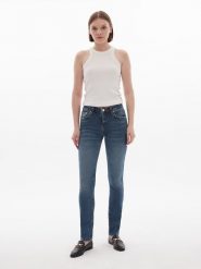 LTB Dżinsy "Aspen" - Slim fit - w kolorze niebieskim rozmiar: W28/L34. Niebieskie jeansy damskie LTB. Za 83.42 zł.